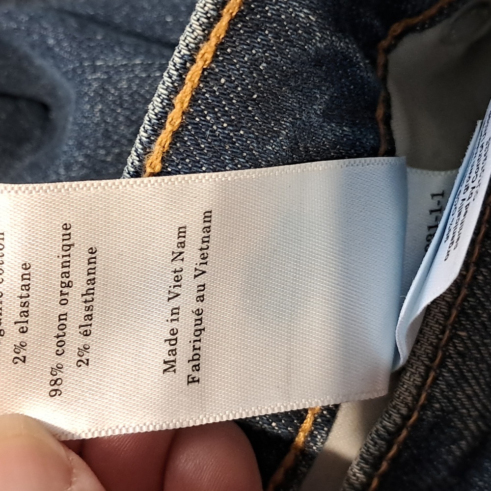 Everlane The '90s Forever Jean. Dark Indigo. Size 26R. - Picture 13 of 15